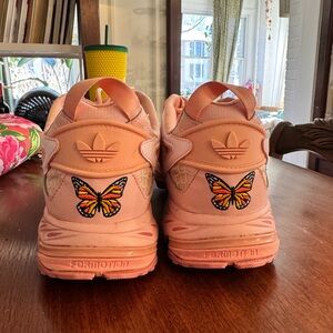Adidas Pink Butterfly Sneakers
